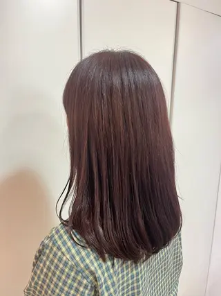セミロング カラー 大瀬 敬子🌿のヘアスタイル