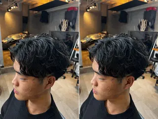 ショート メンズカット、パーマ 特化🔥🌊瀬川竜生のヘアスタイル