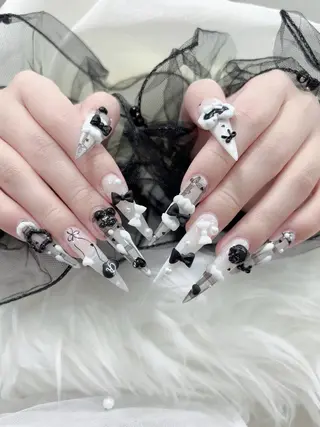 ネイル MoMoA Nail ネイル長さ出し専門店のネイルデザイン