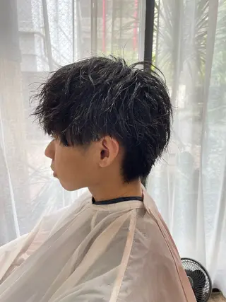 パーマ メンズ 鈴木 崇之のヘアスタイル