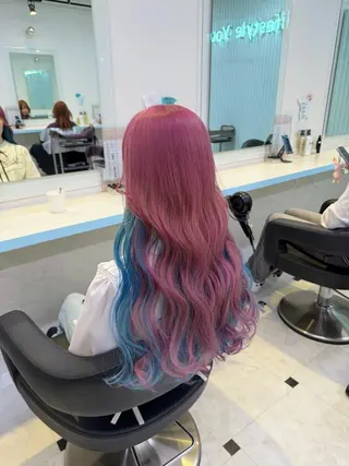 ロング カラー ブリーチカラー 🩵MIZUKIのヘアスタイル