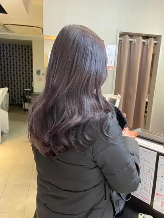 ロング カラー 'comma rinkaのヘアスタイル