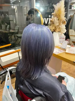 ミディアム カラー みさき/レイヤー /パーマのヘアスタイル