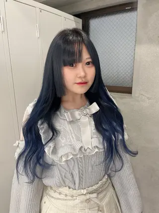 ロング りおな/髪質改善/ カラー /平尾のヘアスタイル