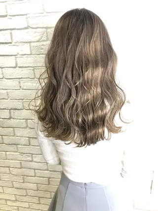 セミロング カラー 佐藤 高徳のヘアスタイル