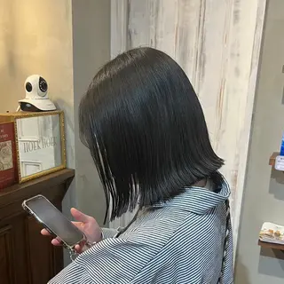 ミディアム カラー ボブカット/ ୨୧ RISAKOのヘアスタイル