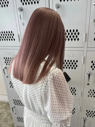 ミディアム カラー fifth 清水睦月のヘアスタイル