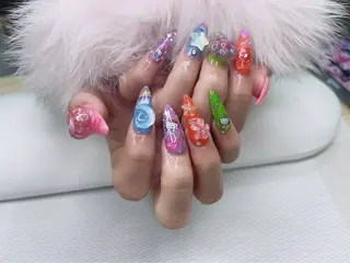 ネイル キラキラ🌸🌸🌸 nail ⭐️✨のネイルデザイン