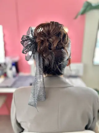 セミロング 北本 美幸のヘアスタイル