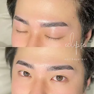 メンズ アイブロウ eclipse eyelashのマツエク・マツパデザイン