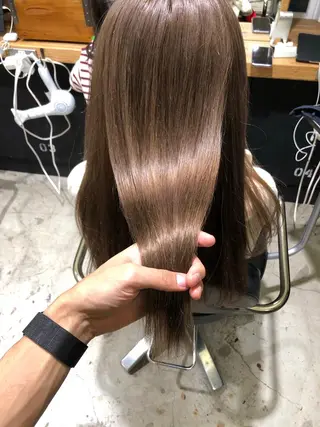 ロング カラー 舘野 太嘉宏のヘアスタイル