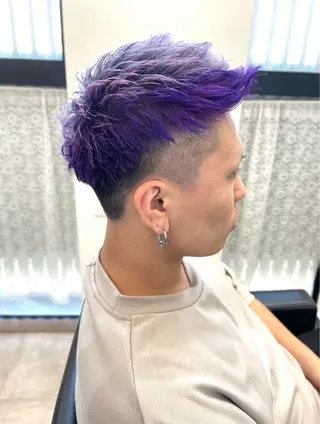 ショート カラー 【半個室サロン】 山本 崇仁のヘアスタイル