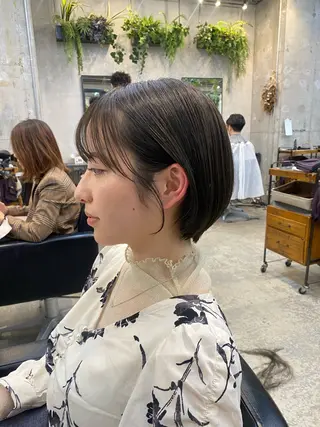 ショート やました もえかのヘアスタイル