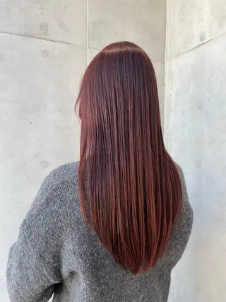 ロング カラー たなか こころ🎀のヘアスタイル