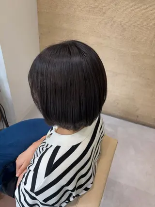 ミディアム カラー パーマ ブリーチなしwカラー /艶カラー/oukaのヘアスタイル