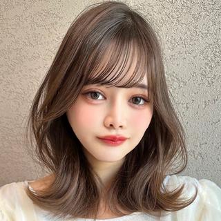 セミロング レイヤー/髪質改善 Lond ambreのヘアスタイル