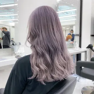 セミロング カラー パーマ ヘアアレンジ メンズ キッズ ネイル マツエク・マツパ アイブロウ ダメージレスブリーチ ×美髪矯正【滝太】のヘアスタイル