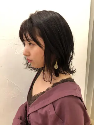 ミディアム カラー 白髪ぼかし/ショート /ミニボブだいじのヘアスタイル