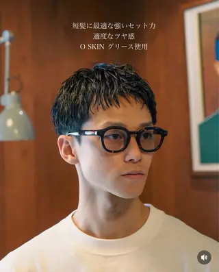 パーマ メンズ メンズ似合わせ タチカワユウキのヘアスタイル