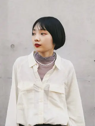 ショート カラー 大人女性のショート 戸高昌紀のヘアスタイル