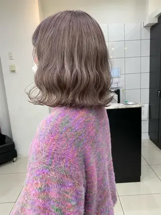 ミディアム カラー ヘアアレンジ SHACHU ayamiのヘアスタイル