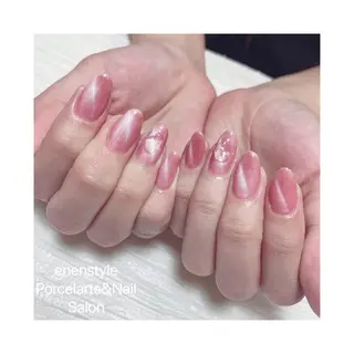 ミディアム ネイル 🐾enen style 🐾のネイルデザイン