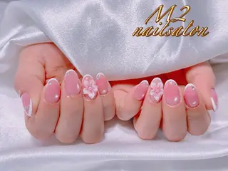 ネイル 長さだし専門店 M2　rikaのネイルデザイン