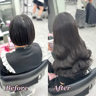 ヘアメ🎀ハイトーン 🩵エクステ🪄しほのヘアスタイル