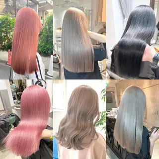 ミディアム カラー 🫧艶ダブルカラー ブリーチ🫧トモヤのヘアスタイル