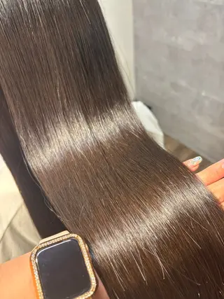 ロング カラー Anju/小顔カット /似合わせカラーのヘアスタイル