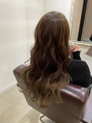 カラー miho 🌼🌼🌼のヘアスタイル