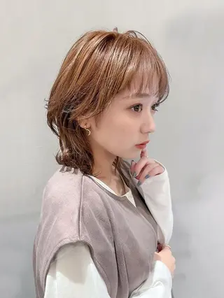 ミディアム 阿見 大成のヘアスタイル