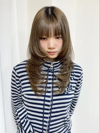 ロング 園田 渉 ◤SHIKIO◢のヘアスタイル