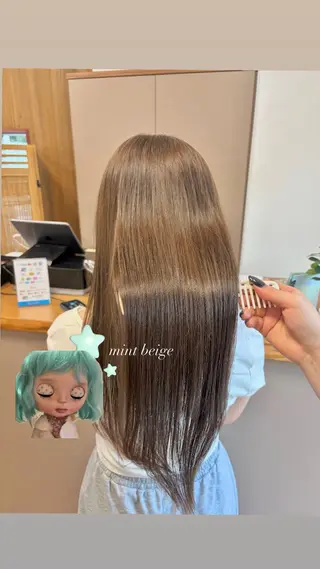 ロング 上島 未緒のヘアスタイル