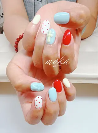 ネイル 胡蝶蘭レディースサロ ンNailMOKAのネイルデザイン
