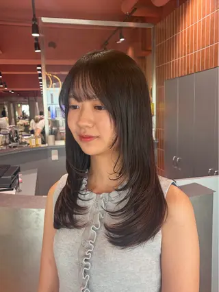 ロング リピート率No1透明 感カラー/HANAのヘアスタイル