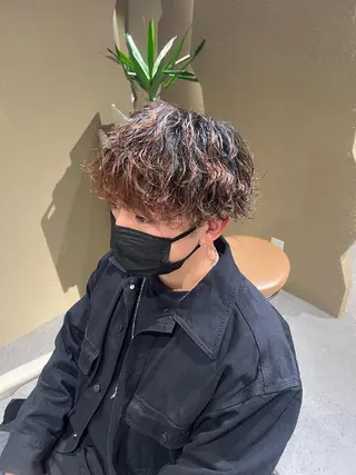 メンズ メンズ特化/パーマ/ メッシュ/竜成のヘアスタイル
