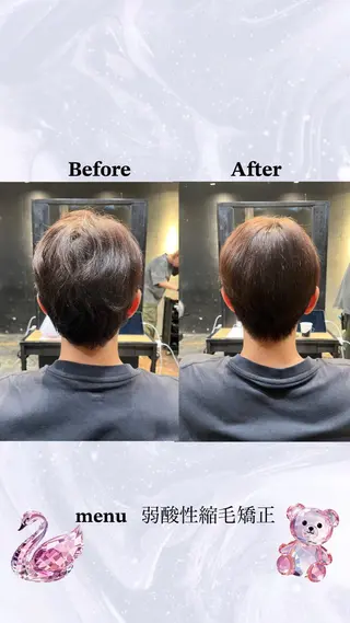 メンズ 💕パーマ・ ショート💕ゆぅーなのヘアスタイル