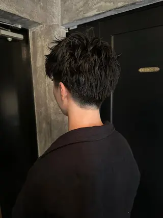 パーマ メンズ 似合わせ/透明感 /顔まわりカット🌿のヘアスタイル