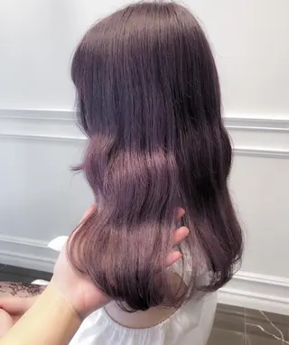 セミロング カラー miyu /トレンド カラー×艶髪のヘアスタイル