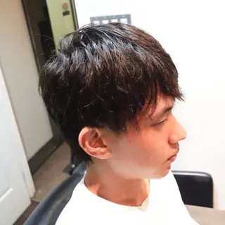 ショート パーマ メンズ 浦添メンズ 経験20年／のヘアスタイル