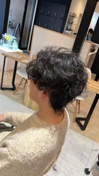 パーマ メンズ ルクール喜多町店 コムロのヘアスタイル