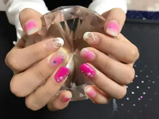 ネイル モチの良さ◉ フィルインネイル♡のネイルデザイン