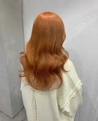 ロング カラー ヘアアレンジ 憧れの艶ハイトーンへ 🌙サイダサキのヘアスタイル