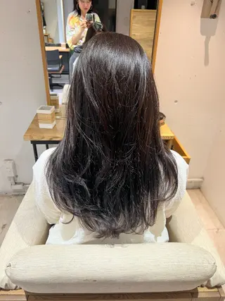 セミロング カラー ブルームヘアデザイン かこ。のヘアスタイル