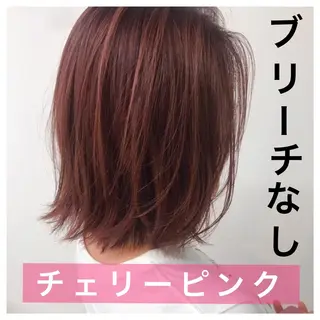 ショート カラー ヘアアレンジ ♡透け感カラー 大賀哲平♡のヘアスタイル