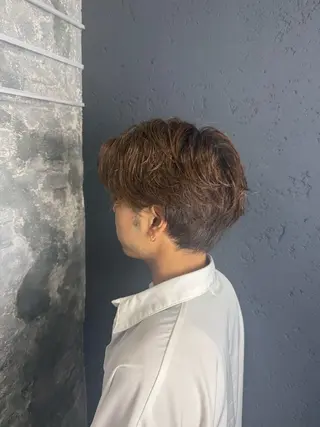 メンズ SAIKA🫧メンズ カット/透明感カラーのヘアスタイル