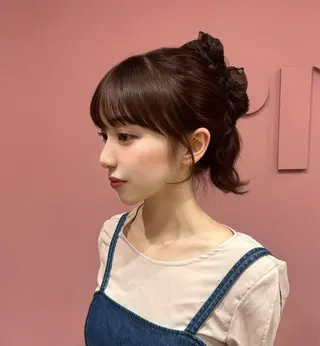 セミロング 透明感カラー♡ 原宿美容室¦Rinaのヘアスタイル