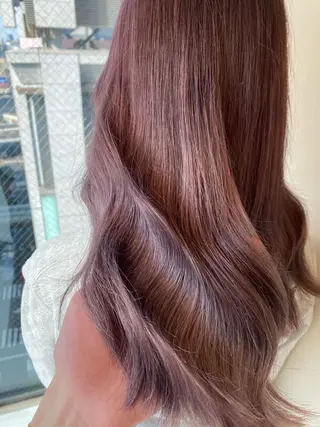 カラー 顔まわりの神様✨ 透明感カラー藤嶋秀幸のヘアスタイル