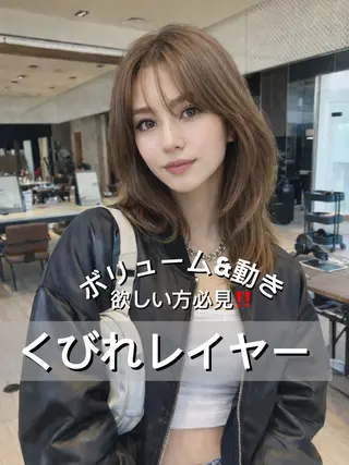 ロング カラー SHION/銀座 まとまるカット🩵のヘアスタイル